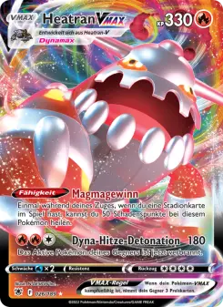 Pokémon-Karte Heatran VMAX 026/189