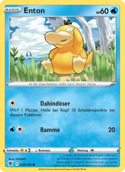 Pokémon-Karte Enton 028/189
