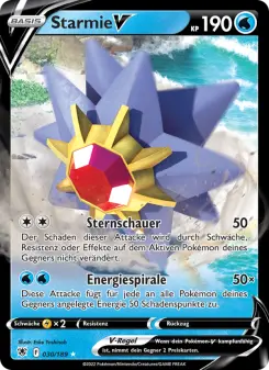 Pokémon-Karte Starmie V 030/189