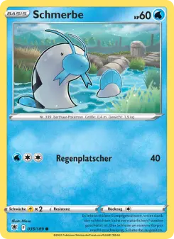 Pokémon-Karte Schmerbe 035/189