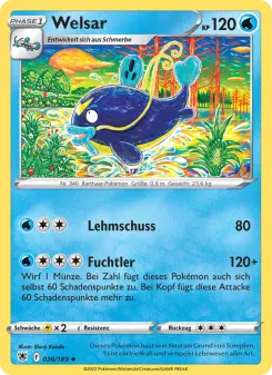 Pokémon-Karte Welsar 036/189