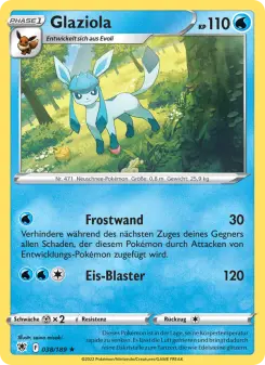 Pokémon-Karte Glaziola 038/189