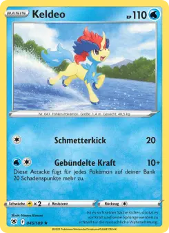 Pokémon-Karte Keldeo 045/189