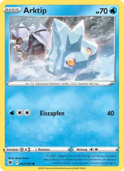 Pokémon-Karte Arktip 047/189