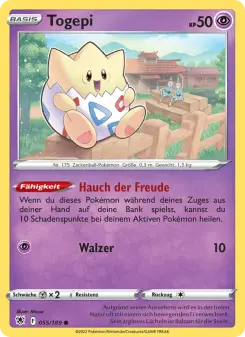 Pokémon-Karte Togepi 055/189