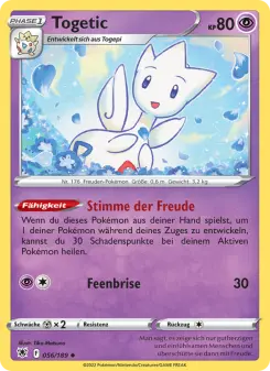 Pokémon-Karte Togetic 056/189