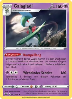 Pokémon-Karte Galagladi 062/189