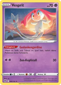 Pokémon-Karte Vesprit 066/189