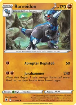 Pokémon-Karte Rameidon 077/189