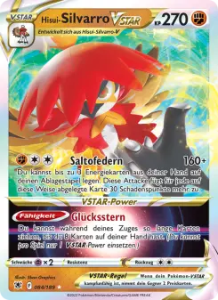 Pokémon-Karte Hisui-Silvarro VSTAR 084/189
