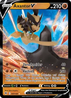 Pokémon-Karte Axantor V 087/189