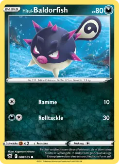 Pokémon-Karte Hisui-Baldorfish 088/189