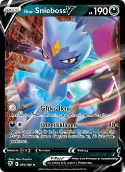 Pokémon-Karte Hisui-Snieboss V 094/189