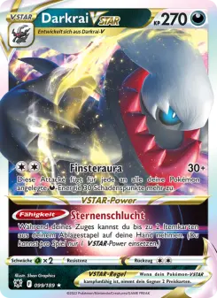 Pokémon-Karte Darkrai VSTAR 099/189
