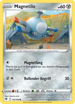 Pokémon-Karte Magnetilo 105/189