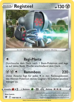 Pokémon-Karte Registeel 108/189