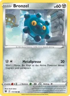 Pokémon-Karte Bronzel 111/189