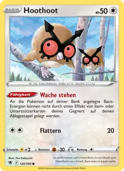 Pokémon-Karte Hoothoot 120/189