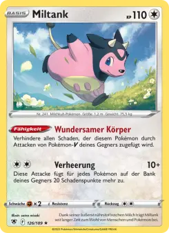 Pokémon-Karte Miltank 126/189