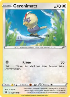 Pokémon-Karte Geronimatz 131/189