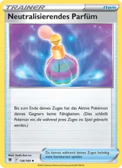 Pokémon-Karte Neutralisierendes Parfüm 136/189