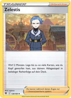 Pokémon-Karte Zelestis 138/189