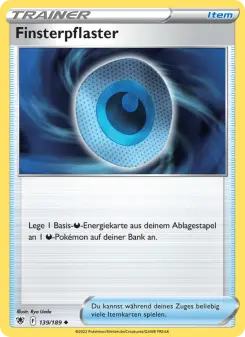 Pokémon-Karte Finsterpflaster 139/189