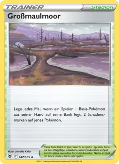 Pokémon-Karte Großmaulmoor 142/189