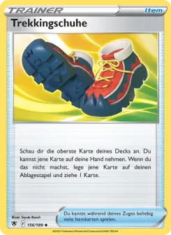 Pokémon-Karte Trekkingschuhe 156/189