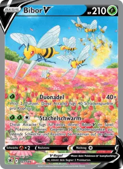 Pokémon-Karte Bibor V 161/189