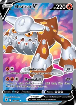 Pokémon-Karte Heatran V 165/189