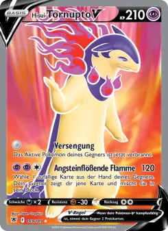 Pokémon-Karte Hisui-Tornupto V 169/189
