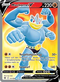 Pokémon-Karte Machomei V 171/189