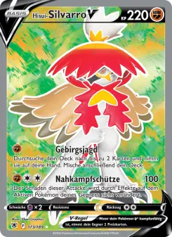 Pokémon-Karte Hisui-Silvarro V 173/189