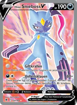 Pokémon-Karte Hisui-Snieboss V 174/189