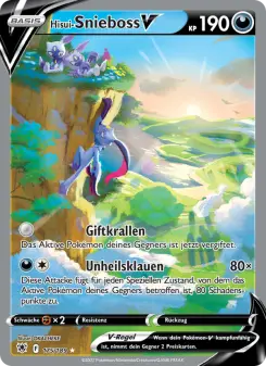Pokémon-Karte Hisui-Snieboss V 175/189