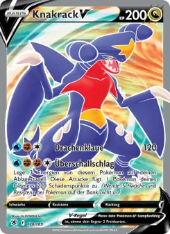 Pokémon-Karte Knakrack V 178/189
