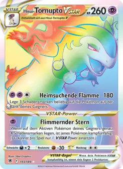 Pokémon-Karte Hisui-Tornupto VSTAR 193/189