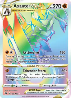 Pokémon-Karte Axantor VSTAR 196/189