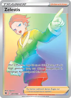 Pokémon-Karte Zelestis 201/189