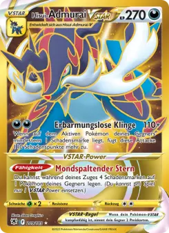 Pokémon-Karte Hisui-Admurai VSTAR 209/189