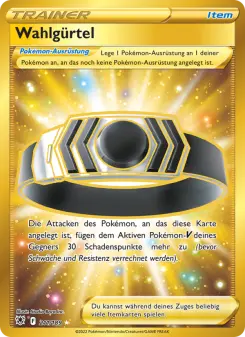 Pokémon-Karte Wahlgürtel 211/189