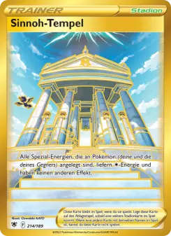 Pokémon-Karte Sinnoh-Tempel 214/189