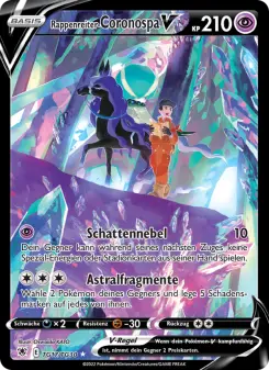 Pokémon-Karte Rappenreiter-Coronospa V TG17