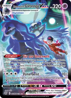 Pokémon-Karte Rappenreiter-Coronospa VMAX TG18