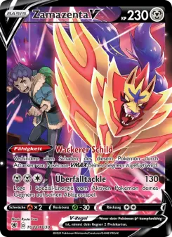 Pokémon-Karte Zamazenta V TG22