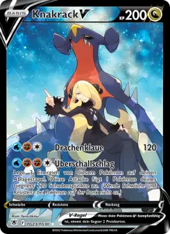 Pokémon-Karte Knakrack V TG23