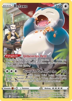 Pokémon-Karte Relaxo TG10