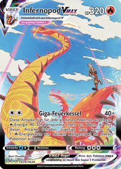 Pokémon-Karte Infernopod VMAX TG15
