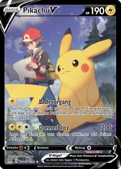 Pokémon-Karte Pikachu V TG16